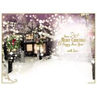 Santa Claus Is Coming To Town Me to You Bear Christmas Card Extra Image 1 Preview